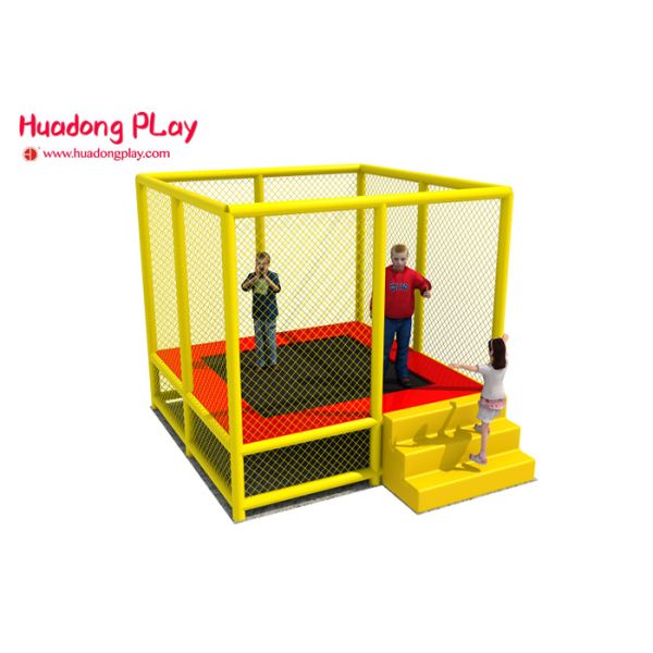 Quality Toddler Trampoline Park Equipment 7 Feet With Safety Net Enhance Motor Skills wholesale
