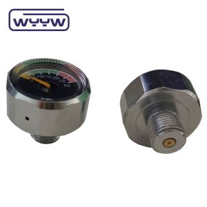Mini Air Spiral Tube Pressure Gauge Manometer Size Customized