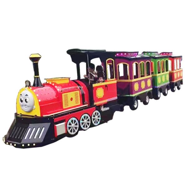 Quality Thomas Type Tourist Train Rides , Amusement Park Train OEM Service wholesale