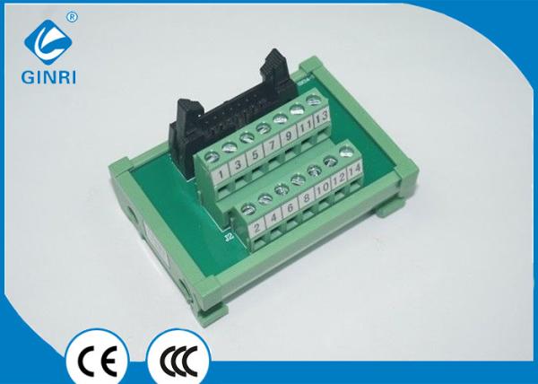 Quality PLC Control Interface IDC Module DC24V  Custom Phillips Screw , Slotted Screw wholesale
