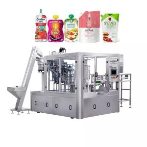 Cheap Fully Automatic Spout Bag Filling Capping Machine Juice Puree Spout Pouch Filling And Capping Machine for sale