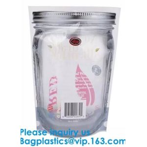 Jar Shaped Pouches, Round Bottom Plastic Bag/Stand Up Pouch Bag For Meat,Pork