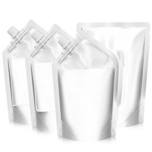 Customizable Capacity 250ml/500ml/1000ml Spout Pouches With Transparent Windows