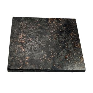 Multi-functional 370*470mm Carbon Fiber Board with 1mm Thickness and Golden Foil