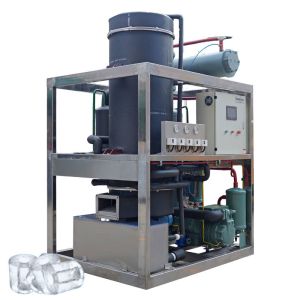Water Inlet Pressure 0.1MPa-0.5MPa 2 Ton 1 Ton Blocks Making Ice Tube Machine