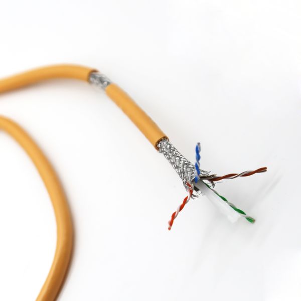 Cat 6 shielding communication cable 8 core pure copper conductor network cable of CE RoHS standard