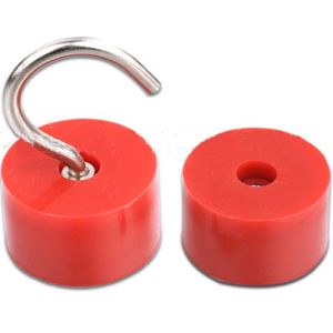 Cheap Magnetic Hook with Red Rubber Base for sale