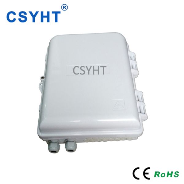 FC SC LC Adapter Fiber Optic Cable Junction Box 16 Core For Stainless Steel Tube Splitter