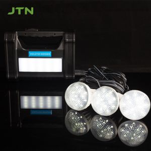 China Portable Silicon Polycrystalline Cell Panel Solar Lighting System Kit 12V Home on sale