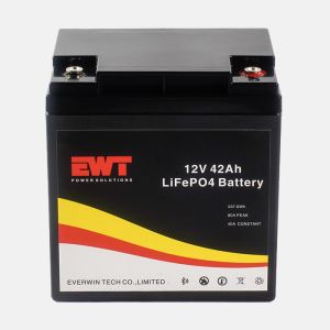 12V 12.8V LFP Lithium Iron Phosphate Battery Pack with Anode Material 42Ah