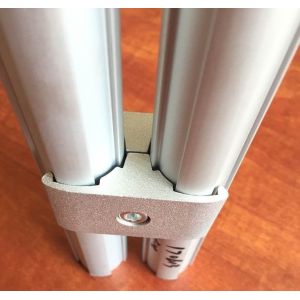 Lightweight Aluminium Pipe Connectors 55mmx30mm With Multiple Function