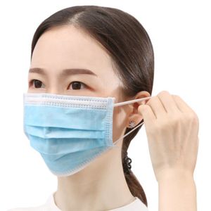 Odourless Disposable Face Mask Non Irritating With Adjustable Nose Piece