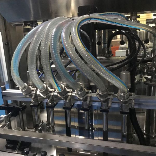 Pneumatic Automatic Filling Machine For Hand Sanitizer Gel Shampoo Cosmetic Products