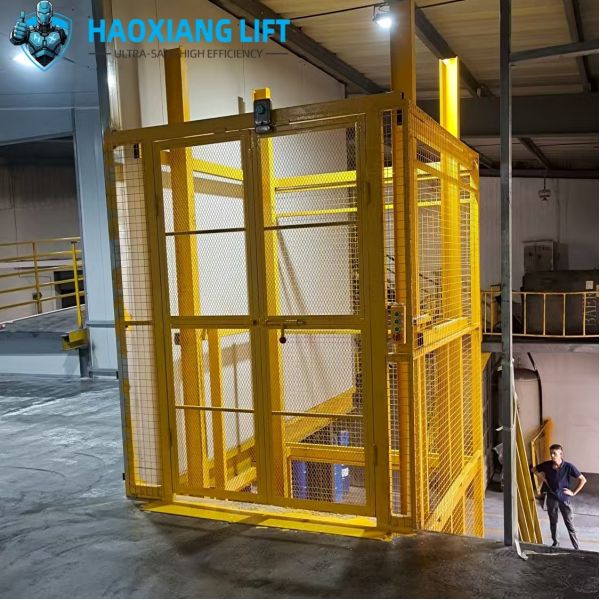Quality Vertical Hydraulic Freight Elevator - 6M Lift & 1Tons Capacity - Easy Control Fixed Platform wholesale