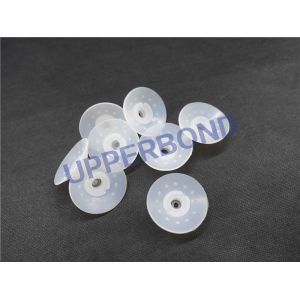 Tobacco Industry White Suction Cap Bowl With Good Ageing Resistance