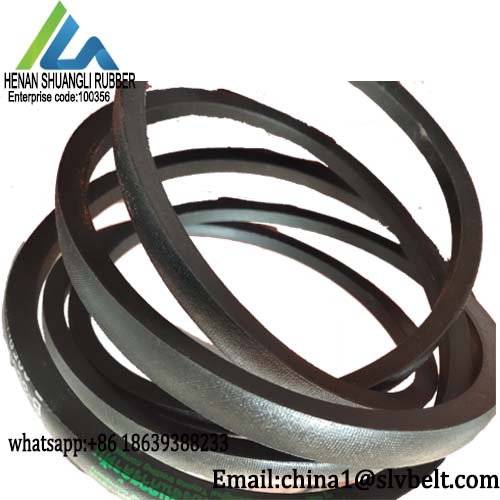 Classical Wrapped Rubber V Belts Type B Length 116''-126'' For Choppers