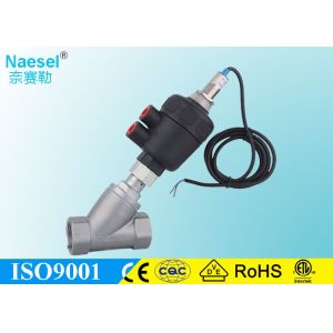 63mm Angle Seat Valve Stainless Steel Material 2.5 " 2 - 1 / 2 " Size