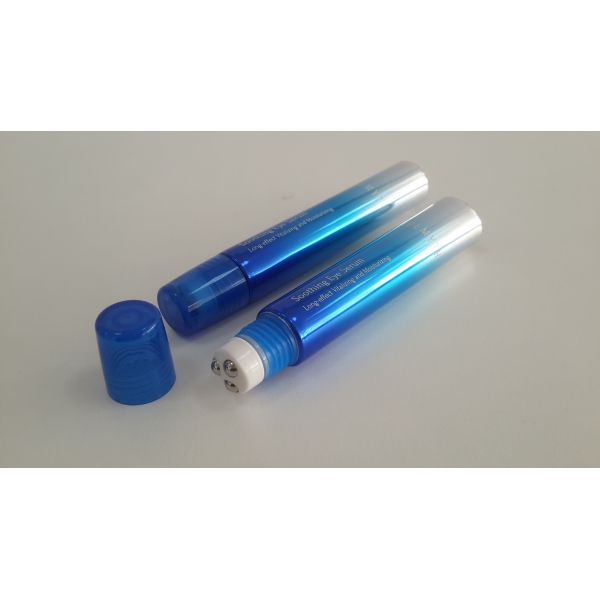 Quality Metallic Three Roller Ball Tube for Eye Cream Packaging Diameter 19mm wholesale