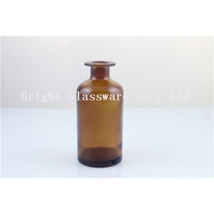 solid brown glass perfume bottle with cheap price