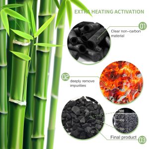 OEM 12 Pack Bamboo Air Purifying Bag Activated Charcoal Bags Odor Absorber 6x50g