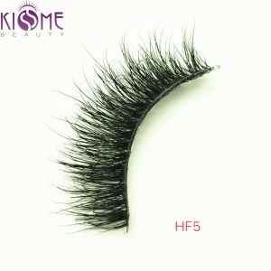 Flexibility Pretty Real Mink Fur Eyelashes Long Lasting Time Custom Designed