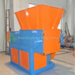 China Waste Recycling Plastic Lumps Shredder , Plastic Container Shredder Single Shaft on sale