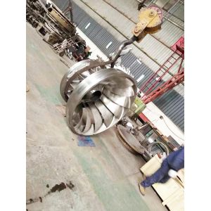 Efficiency Steel Stainless Steel Runner Francis High Head Water Turbine Wildly