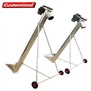 KX0009 Cement Powder Auger Feeder Easy To Maintain Flex Screw Auger With Hopper