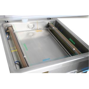Single Chamber Vacuum Sealer for Rice Chicken Dry Fish Fruit and Food Packaging