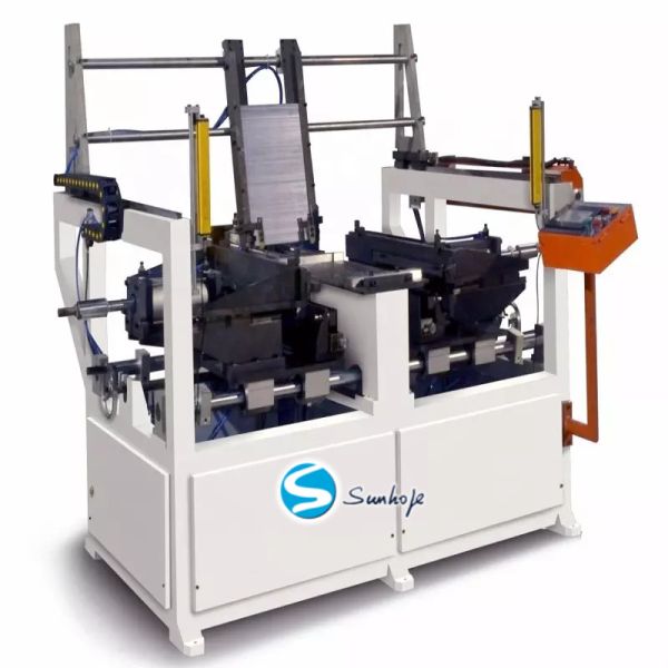 Adjustable speed Radiator Core Builder Machine 6-8 Cylinders For Assembling Core