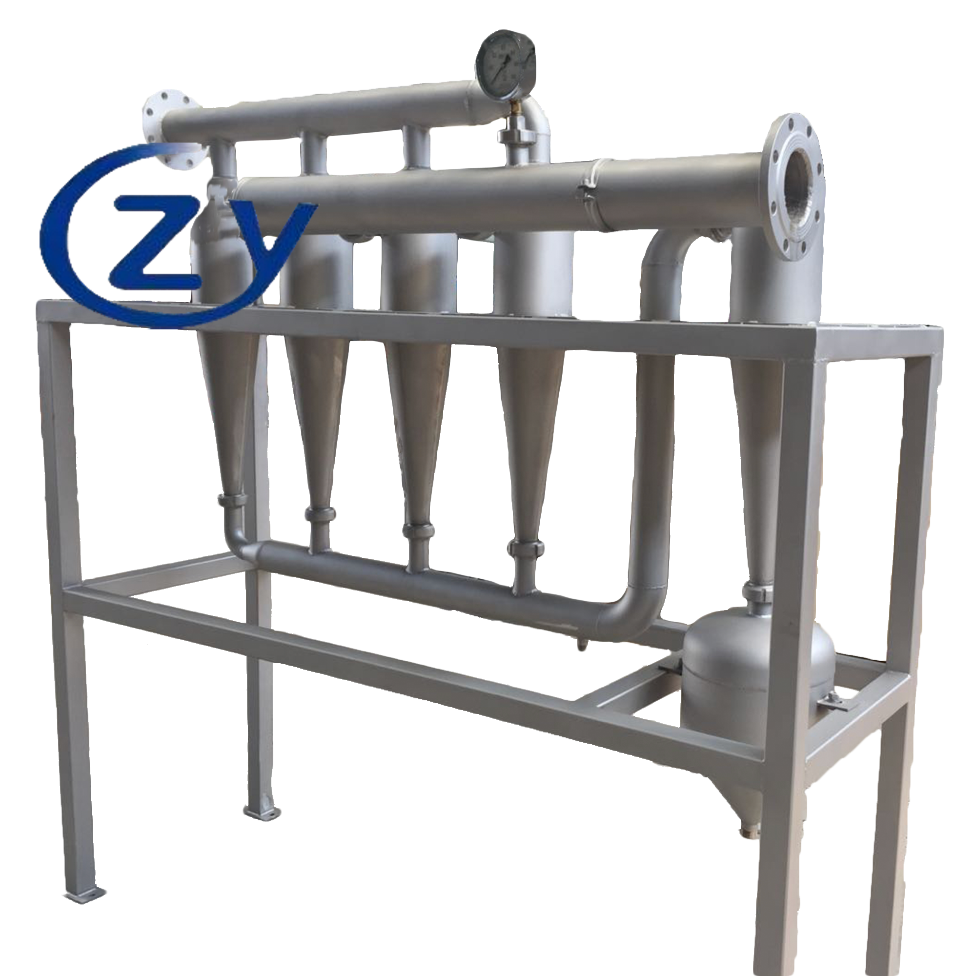 Continuous Operation Low-Maintenance Desander for Large-Scale Starch Purification Processes