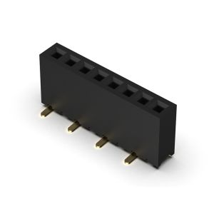 Female Header Connector 1.27mm Single Row SMT Type 1*2PIN To 1*40PIN H=4.30mm