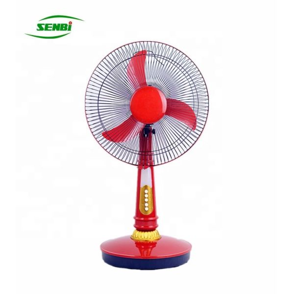 Quality 16 Inch 15w Solar Table Fan , 12v Dc Table Fan 3 Speed Setting For Home wholesale