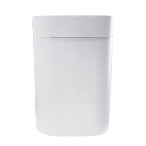 20L Smart Trash Can Rectangular Office Trash Can With Lid And Scale Tray