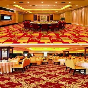Restaurant Nylon Polyester Carpet , Stain Proof Carpet 100 Nylon Material