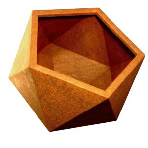 Outdoor custom corten steel round planter outdoor tree large planter