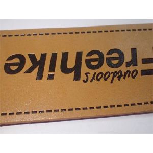 Custom Embossed Leather Patches For Jeans And Bags