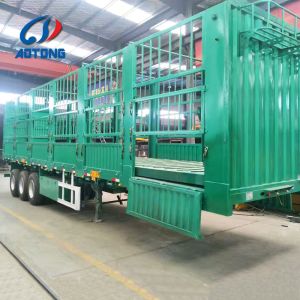 OE NO. livestock stake trailer 3 axles 2 floors livestock transporting semi