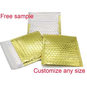 Self Adhesive Tape Padded Shipping Metallic Bubble Mailing Envelopes Custome