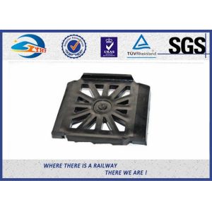 High Tensile strength EVA Rubber Track Rail Pads , Railway Plate
