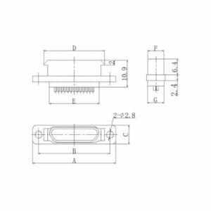 High-Density Micro Rectangular Electrical Connector: HUADA J30JA-100ZJ