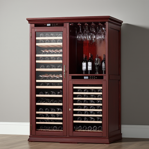 Quality 286 Lbs Hinged Door Wine Cooler Cabinet Perfect for Busy Bars and Restaurants wholesale