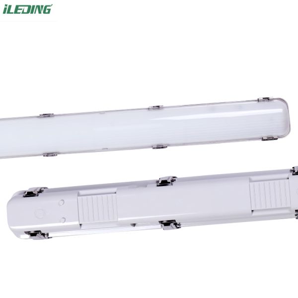5- 4FT Led Vapot Tight Linear Tri-proof Storage Light Fixture Housing for Commercial