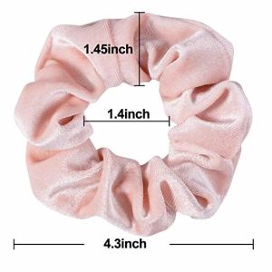 Warrens 11*5CM Large Velvet Hair Scrunchies Packed In Opp Bag