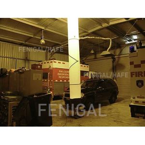 Adjustable Height 7.2ft 15.5ft Portable Inflatable Light Tower With Metal Halide