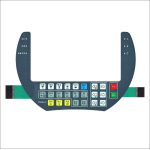 Printed Silver PET Circuit Membrane Switch SGS Certificate IP65