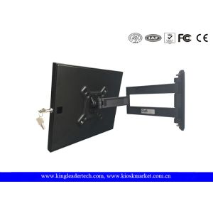 Samsung Tablet / Ipad Kiosk Stand , Security Enclosure And Tilt Swivel