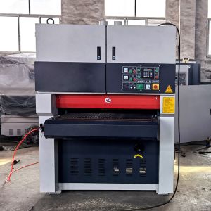 3500 KG R-RP1000 Precise Calibrating Wide Belt Grinding Sander Sanding Machine