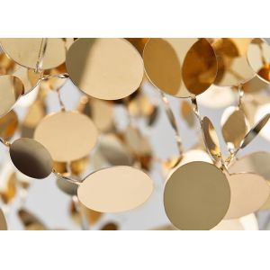 Modern Hotel Project Customized Decorative High Ceiling Luxury Stainless Steel