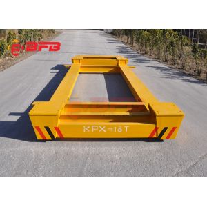 China Injection Molding Transfer Cart Industrial Electric Trolley Platform With Track on sale